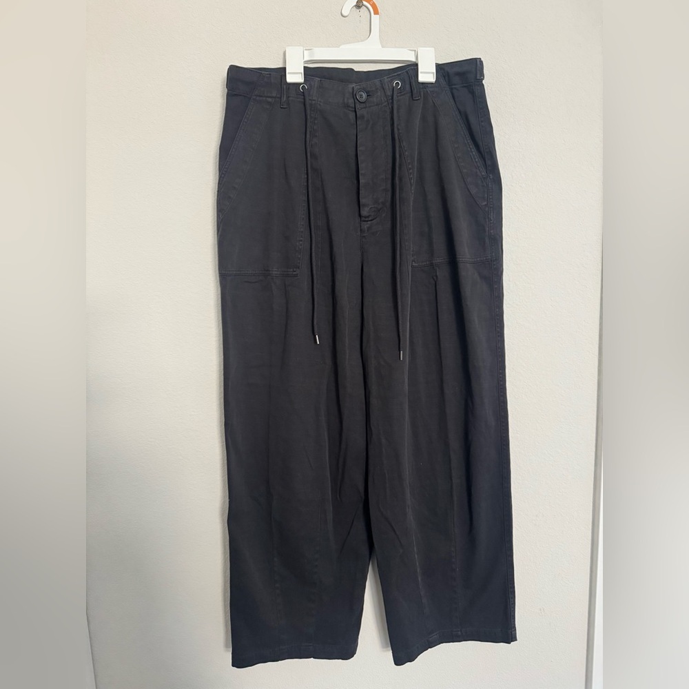 James Perse Black Wide Leg Pant